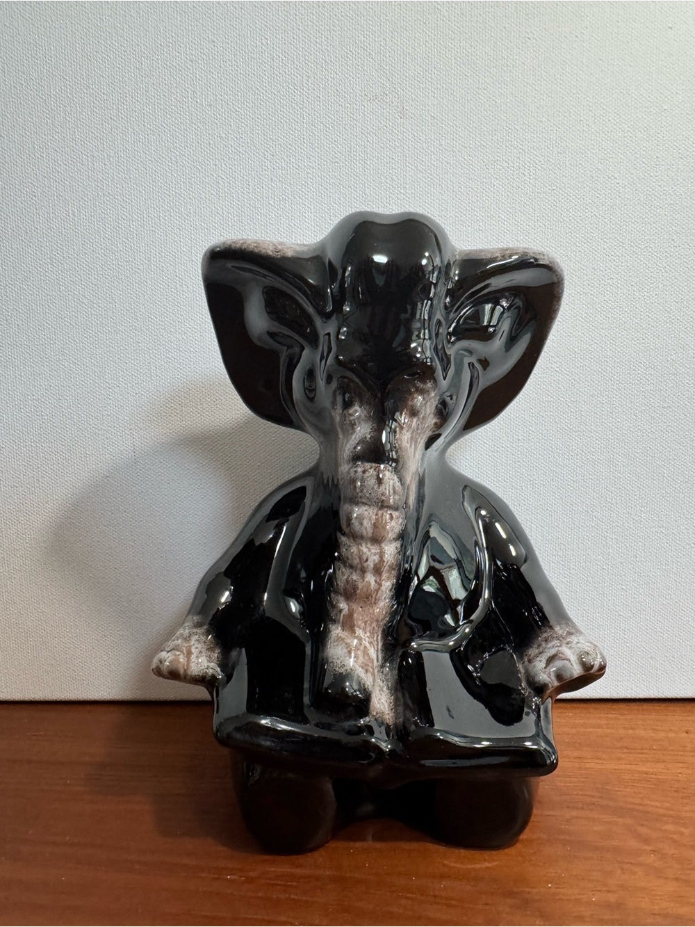 Vintage Disney True Life Adventure Canadian Redware Elephant Figurine